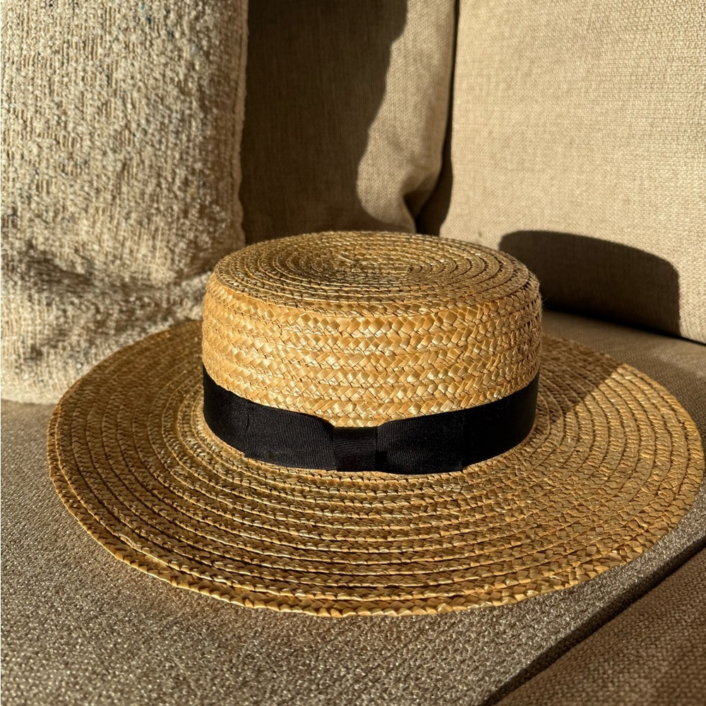 Lack Of Color Natural Straw Hat